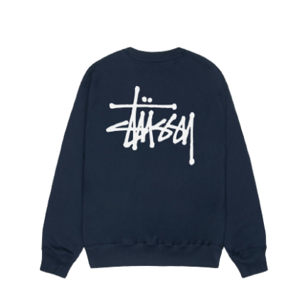 BASIC STÜSSY CREW BLUE