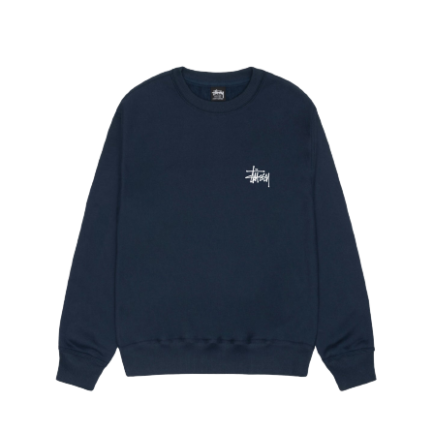 BASIC STÜSSY CREW BLUE