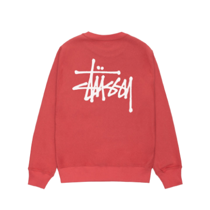 BASIC STÜSSY CREW RED