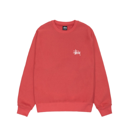 BASIC STÜSSY CREW RED