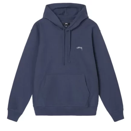 OVERDYED SMOOTH STOCK LOGO HOODIE